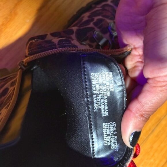 Creek Leopard Boots - Picture 2 of 5